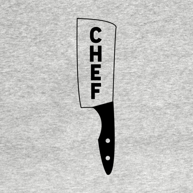 Chef Knife Funny Cooking Tee Shirt by RedYolk